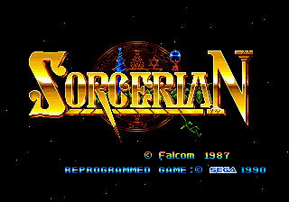 Sorcerian (Japan) Title Screen